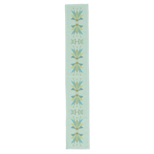 Fairy Stars Pistachio Table Runner Lange Tafelloper (Voorkant)