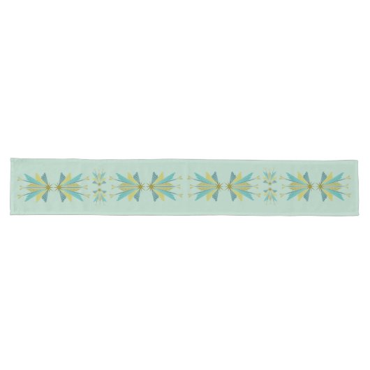 Fairy Stars Pistachio Table Runner Lange Tafelloper (Horizontaal)