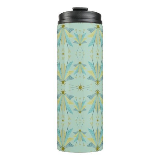 Fairy Stars Pistachio Thermal Travel Tumbler Thermosbeker (Voorkant)
