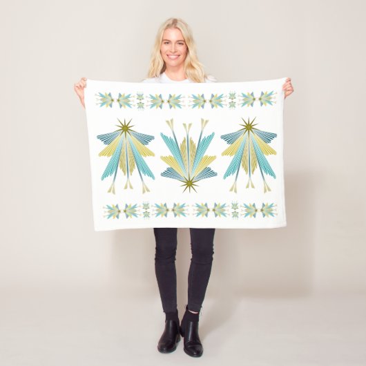 Fairy Stars Small Fleece Blanket Deken (In situ)