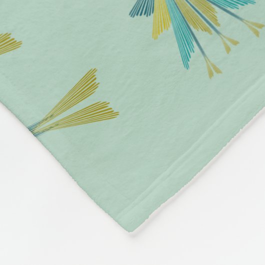 Fairy Stars Small Pistachio Fleece Blanket (Hoek)