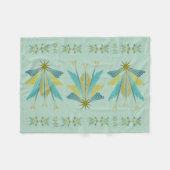 Fairy Stars Small Pistachio Fleece Blanket Deken (Voorkant (Horizontaal))