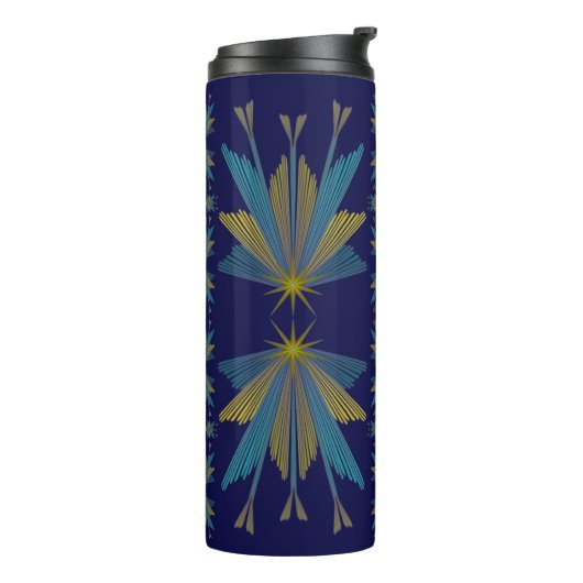 Fairy Stars Thermal Travel Tumbler Thermosbeker (Gedraaid links)