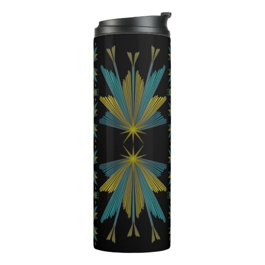 Fairy Stars Thermal Travel Tumbler Thermosbeker (Gedraaid links)