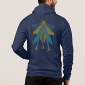 Fairy Stars Unisex Zip Hoodie (Achterkant)