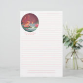 Fairy Stationery - "De Lotus Pond Fairy" Briefpapier (Staand voorkant)