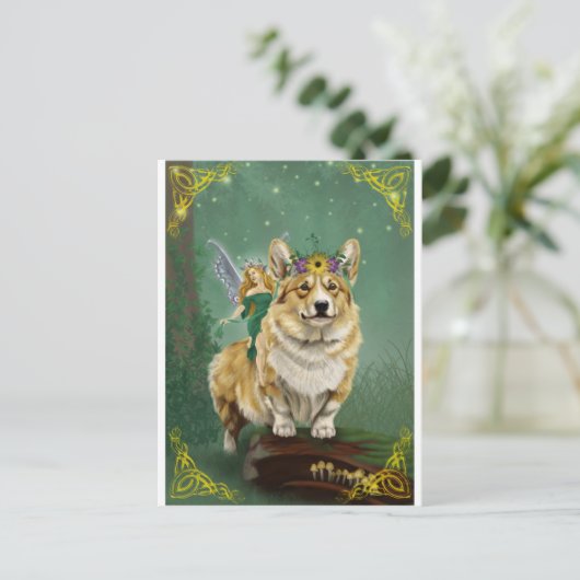 Fairy Steed Briefkaart (Staand voorkant)