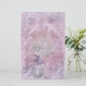Fairy Swirl stationery-optionele lijnen Briefpapier (Staand voorkant)