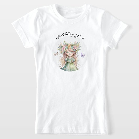 Fairy T-shirt voor Birthday Girl