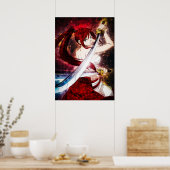 Fairy Tail Erza Scarlet Poster (Keuken)