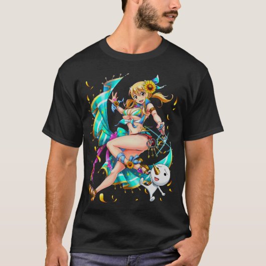Fairy Tail Lucy Heartfilia T-shirt (Voorkant)