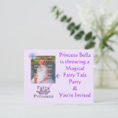 Fairy Tail Party Invitation Kaart (Staand voorkant)