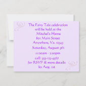 Fairy Tail Party Invitation Kaart (Achterkant)