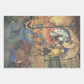  Fairy Tale, A Brave Knight and Dragon Inpakpapier Vel (Voorkant 2)