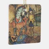  Fairy Tale, A Brave Knight and Dragon Keramisch Ornament (Rechts)