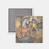  Fairy Tale, A Brave Knight and Dragon Magneet (Voorkant / Achterkant)