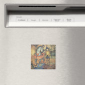  Fairy Tale, A Brave Knight and Dragon Magneet (Insitu (Vaatwasser))