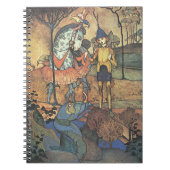  Fairy Tale, A Brave Knight and Dragon Notitieboek (Voorkant)