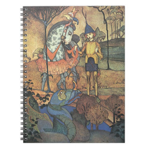 Fairy Tale, A Brave Knight and Dragon Notitieboek