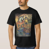  Fairy Tale, A Brave Knight and Dragon T-shirt (Voorkant)
