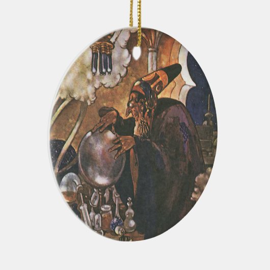  Fairy Tale, Aladdin en de Magic Lamp Keramisch Ornament (Rechts)