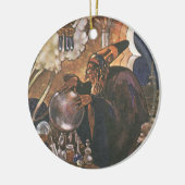 Fairy Tale, Aladdin en de Magic Lamp Keramisch Ornament (Links)