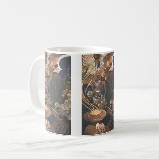  Fairy Tale, Aladdin en de Magic Lamp Koffiemok (Voorkant links)