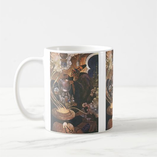  Fairy Tale, Aladdin en de Magic Lamp Koffiemok (Links)