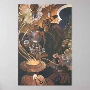 Fairy Tale, Aladdin en de Magic Lamp Poster