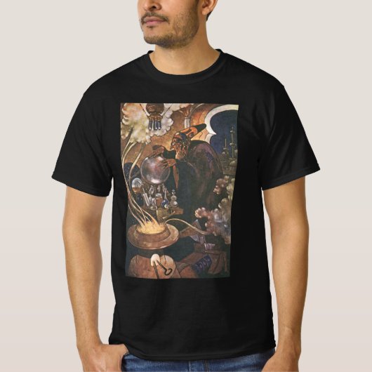 Fairy Tale, Aladdin en de Magic Lamp T-shirt (Voorkant)