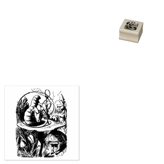 Fairy tale – Alice in Wonderland – Märchen Rubberstempel (Gestempeld)