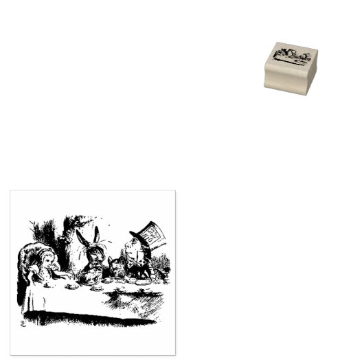 Fairy tale – Alice in Wonderland – Märchen Rubberstempel (Gestempeld)