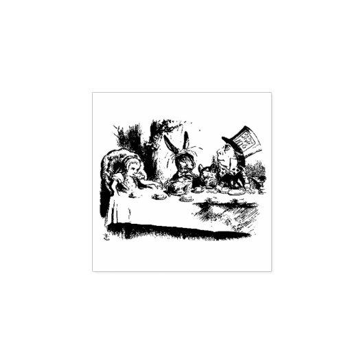 Fairy tale – Alice in Wonderland – Märchen Rubberstempel (Afrduk)