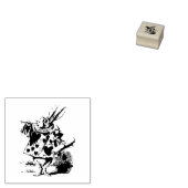 Fairy tale – Alice in Wonderland – White Rabbit Rubberstempel (Gestempeld)