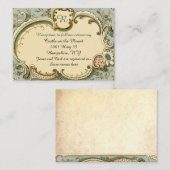 Fairy Tale Antiek  huwelijksinformatie  Informatiekaartje (Voorkant / Achterkant)