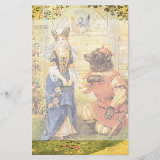  Fairy Tale, Beauty en het Beest Briefpapier (Voorkant)