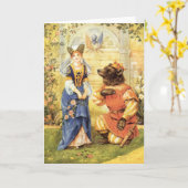 Fairy Tale, Beauty en het Beest Kaart (Gele Bloem)