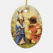  Fairy Tale, Beauty en het Beest Keramisch Ornament (Voorkant)