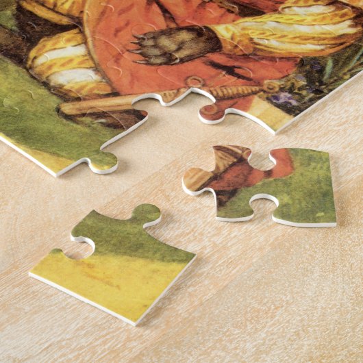  Fairy Tale, Beauty en het Beest Legpuzzel (Zijkant)