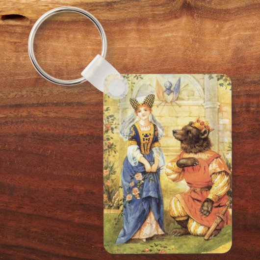  Fairy Tale, Beauty en het Beest Sleutelhanger (Voorkant)