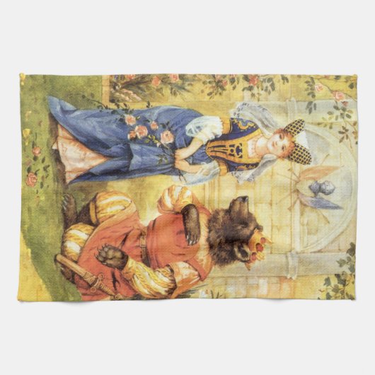  Fairy Tale, Beauty en het Beest Theedoek (Horizontaal)