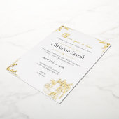 Fairy Tale Book ThMED Baby shower Folie Uitnodiging (Gedraaid)