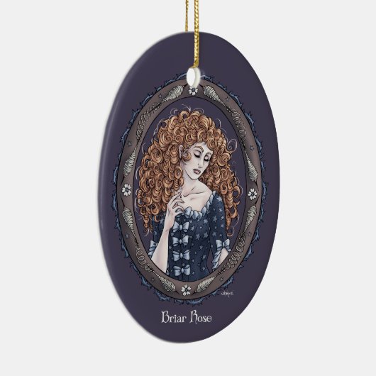 Fairy Tale "Briar Roos" Fantasy Art Ornament #1 (Rechts)