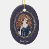 Fairy Tale "Briar Roos" Fantasy Art Ornament #1 (Achterkant)
