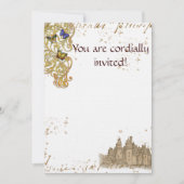Fairy Tale Castle Invitation Save The Date (Voorkant)