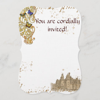 Fairy Tale Castle Invitation Save The Date