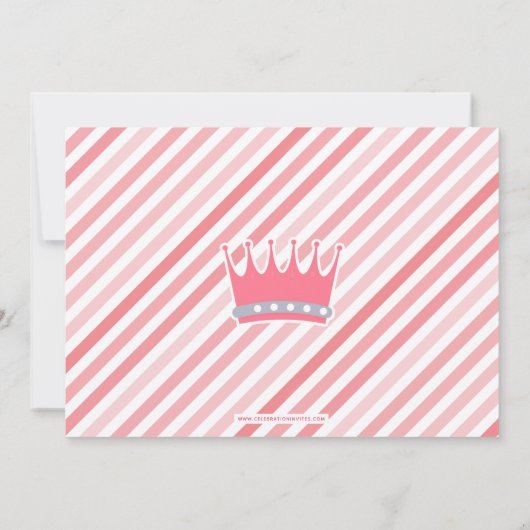 Fairy Tale Castle Pink Princess Foto Birthday Kaart (Achterkant)