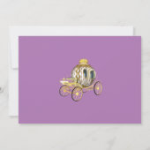 Fairy Tale Castle Princess Birthday Party Kaart (Achterkant)