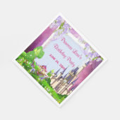 Fairy Tale Castle Princess Birthday Party Servet (Hoek)