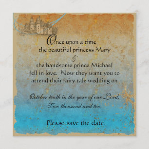 Fairy Tale Castle Red de datum Kaart